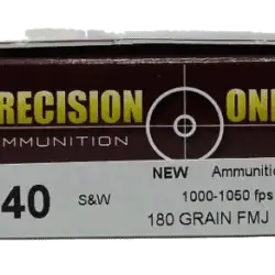 PRECISION ONE 40 S&W AMMUNITION