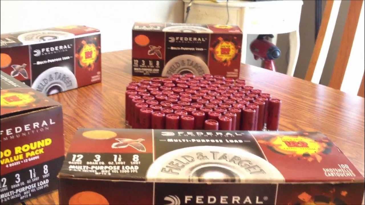 12 gauge ammo 100 pack